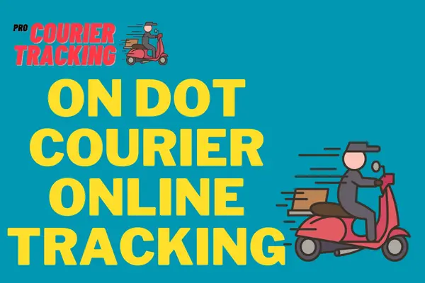 on dot courier online tracking